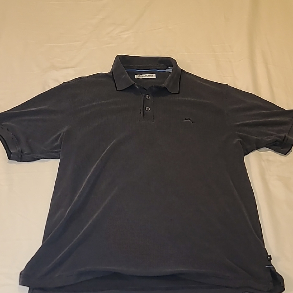 Tommy Bahama Charcoal Polo Shirt